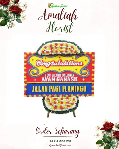 Bunga Papan Congratulation di Mulyaharja